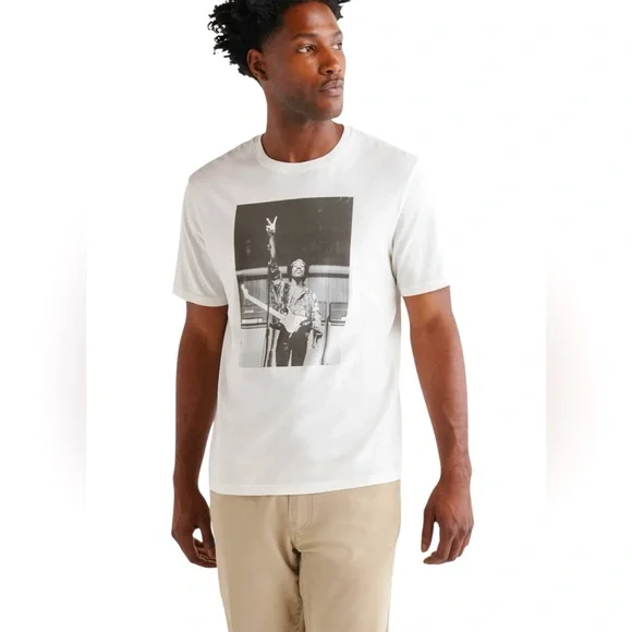 LUCKY BRAND AUTHENTIC JIMI HENDRIX PEACE TEE. UNISEX - Picture 2 of 5